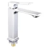 9131A-191A Lusso rubinetto barocco monoforo per lavabo Design contemporaneo con maniglia singola in stile quadrato per bagno tradizionale