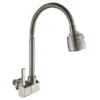 9526A3-170A3-B31 Moderno rubinetto da cucina monoforo a una maniglia montato a parete in nichel spazzolato rubinetto dell'acqua fredda per hotel appartamenti e cucine