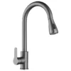 98 Fabbrica vendita diretta 201 acciaio inox singolo manico tirare rubinetto cucina alto rubinetto cucina miscelatore doppio modo uscita nero acqua calda fredda lavello cucina
