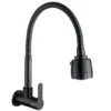 BB La fabbrica della Cina in acciaio inox 304 cucina rubinetto singolo acqua fredda spazzolato nichel nero finitura ottone acciaio cucina rubinetto lavello