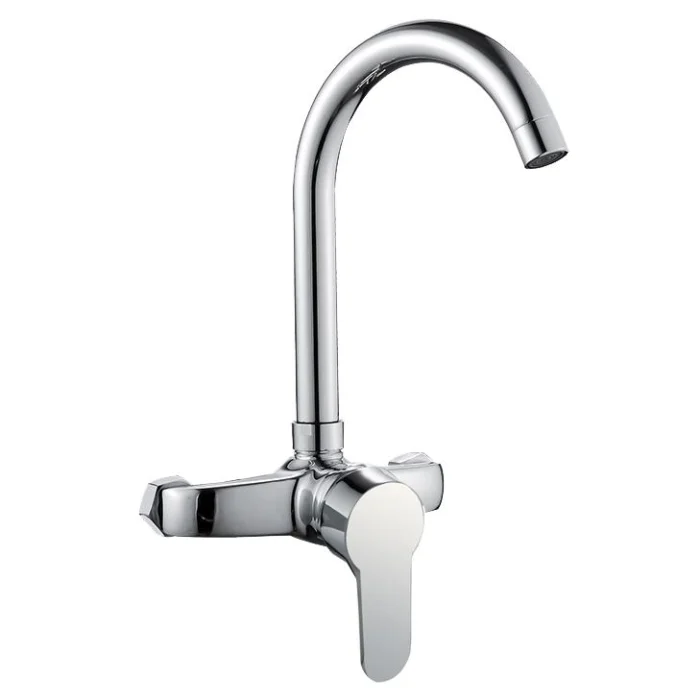 Hot Sale Modern Chrome Shower Faucet Wall Mounted Rain Sprayer for Commercial Bathroom Stylish Modern Shower Mixer