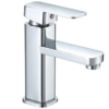imagen (2) Estilo de lujo cromo aleación de zinc de un solo agujero del lavabo grifo mezclador para cocina caliente frío Características