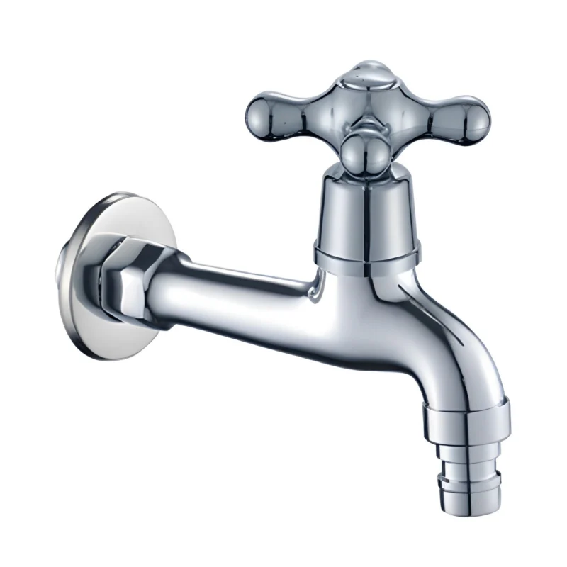 Robinet de jardin économique en zinc de haute qualité Robinet d'eau en plastique PVC pour la salle de bain et la machine à laver Accessoire de grande valeur