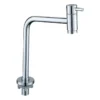 sku图_2 Robinetterie de lavabo en acier inoxydable 304 pour l'école et l'hôtel Robinet de lavabo noir avec robinet en laiton