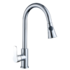 uiuiu Fabbrica vendita diretta 201 acciaio inox singolo manico tirare rubinetto cucina alto rubinetto cucina miscelatore doppio modo uscita nero acqua calda fredda lavello cucina