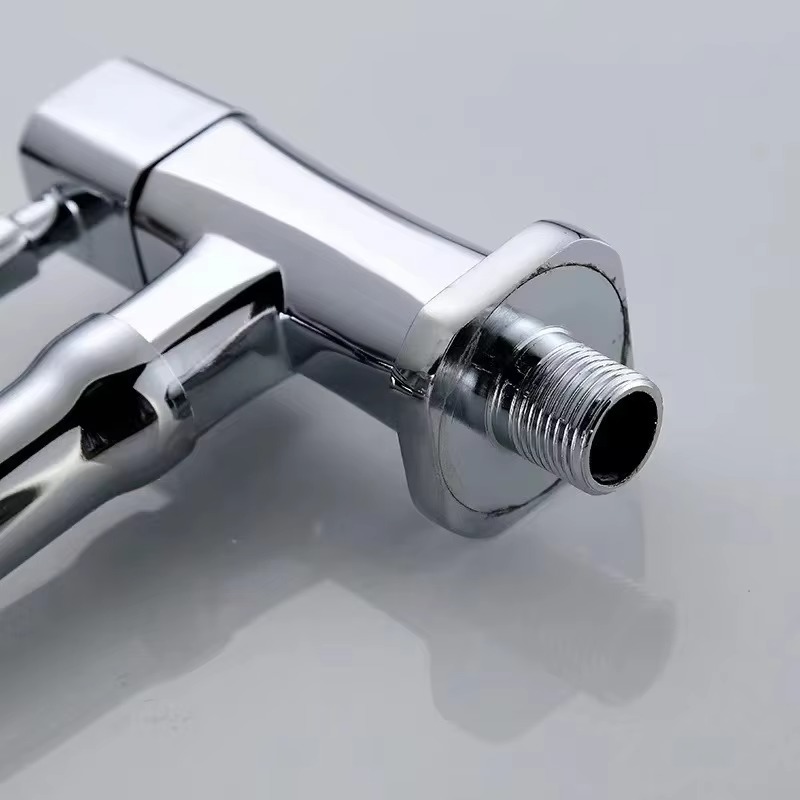 主图_06ee_zX4_3 Modern Design  Swan Peak Single Lever Faucet Kitchen Tap Single Cold Water Tap Single Handle Wall Mounted Zinc Body OEM Kitchen
