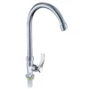 图片1 (1) Torneira de cozinha de água fria simples de venda quente Torneira de cozinha de liga de zinco de arco alto cromada torneira de bar de cozinha Gourmet de cozinha fria simples