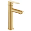 金色 Hot Selling 201 Roestvrij staal Single-Handle wastafel kraan Vintage Wash wastafel mengkraan warm koud water Dek Mount Vanity Sink