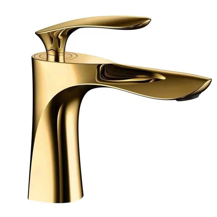 201 Roestvrij staal één handvat wastafel kraan Classic zink thermostatische warm / koud water Mixer Metered kranen voor thuisgebruik