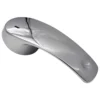 007P2 Alta calidad de aleación de zinc curvada grifo mango de diseño moderno para una sola manija del grifo de la cocina mezclador para uso en el baño