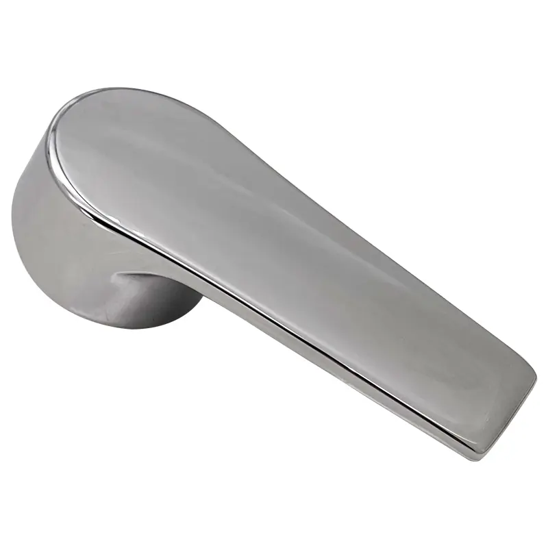 Elegante e moderno manípulo de torneira de zinco plano para misturador de torneira de lavatório na casa de banho
