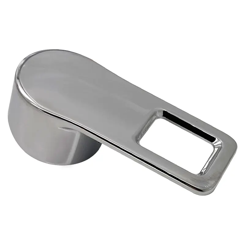 Grifo mezclador universal de zinc electrochapado de un solo mando con orificio cuadrado para accesorios de baño