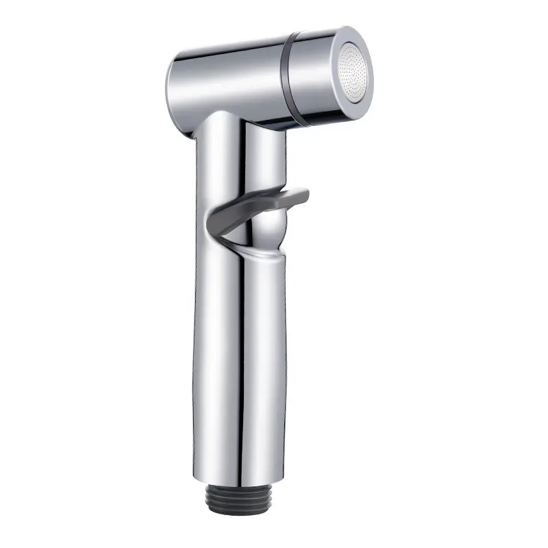 Pulvérisateur de bidet manuel de haute qualité en plastique ABS gris pratique pour le nettoyage des toilettes dans les appartements et les salles de bains