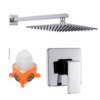 1 Robinet de Douche Contemporain Chromé Poli Mitigeur de Salle de Bain Robinetterie Douche Chaude Froide Douche Douche Chaude Chaude Chaude Chaude Chaude Chaude Chaude Chaude Chaude Chaude Montée au Mur