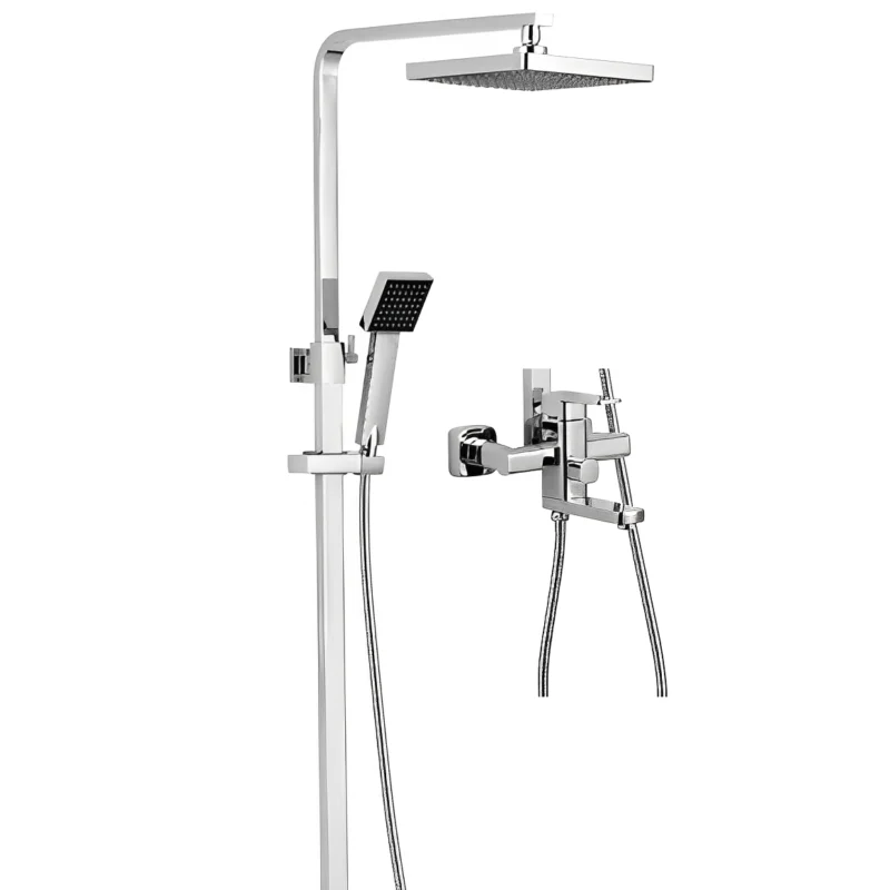 Grifo de Ducha de Lluvia de Estilo Contemporáneo Diseño de Techo a Medida Lluvia Suave Acabado Níquel Cepillado Moderno Baño de Latón Agua