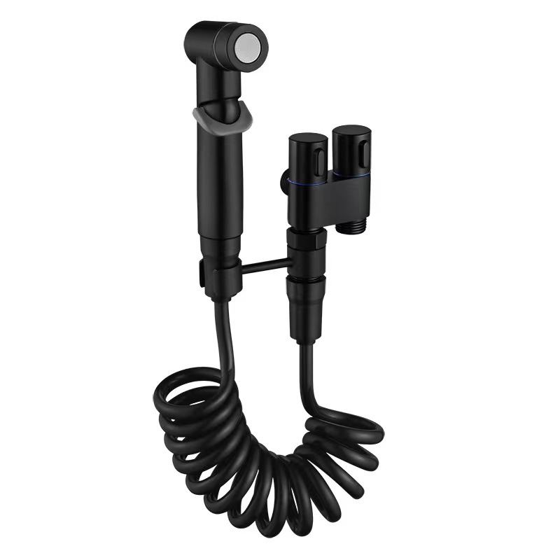 Bec de Bidet en Zinc Design Moderne Robinet de Salle de Bain Partenaire Toilette Set Douche Design Elégant Bec de Bidet