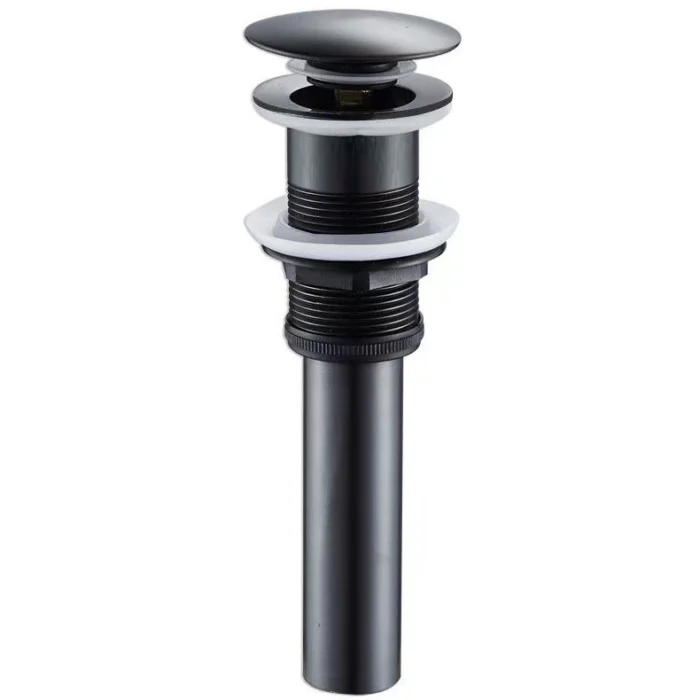 Modernes Design Schwarz 201 Edelstahl Waschbecken Abfluss Waschbecken Leck Stopfen mit Abfall Funktion für Bad Küche