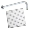 元杆2 Guter Preis Verchromte quadratische Regenbrause mit Handbrause Zubehör für den Hausgebrauch