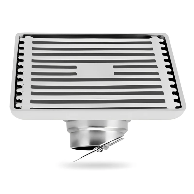 Stile moderno quadrato scarico a pavimento doccia a scomparsa 201 acciaio inox con per il bagno