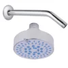 管喷 Cabeça de chuveiro de mão de fábrica Tubo ABS 25cm-45Degrees Top Spray Decorativo de Aço-Conjunto de válvulas de chuveiro embutidas Torneiras de lavatório
