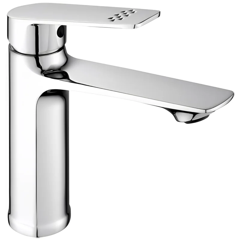 Wholesale Chrome Single-Hole Basin Faucet Zinc Deck Mounted met enkele handgreep voor badkamer en hal