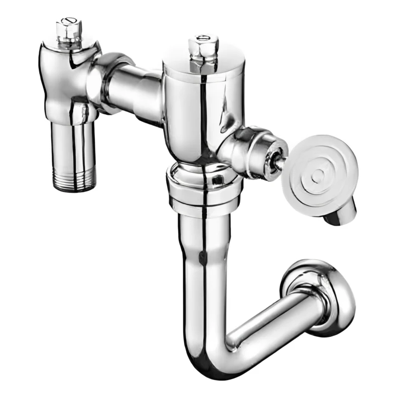Uscita di fabbrica Valvola di risciacquo a pulsante della toilette a pedale con braccio a parete per uso bagno WC WC Flush
