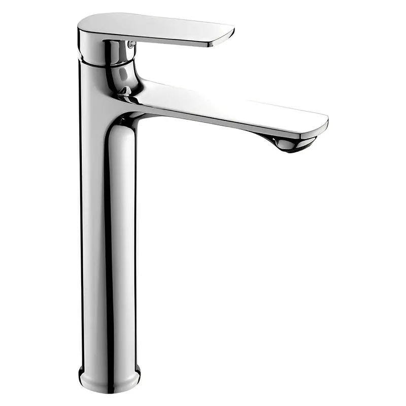Factory Direct  Sales Chrome Zinc Alloy Basin Faucets with Ceramic Valve Core Hot & Cold for Hotel & Villas