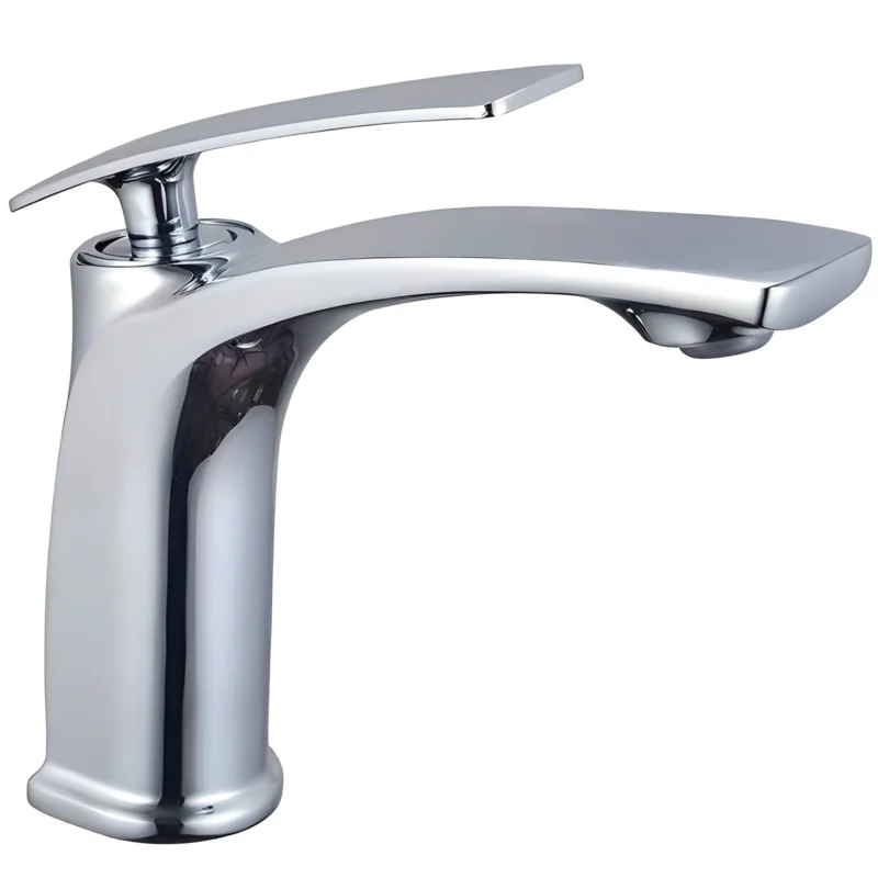 YOROOW Modern Multifunctional Zinc Alloy Chrome Deck Mount Tall Basin Faucet with Ceramic Valve Core for Hotel Use