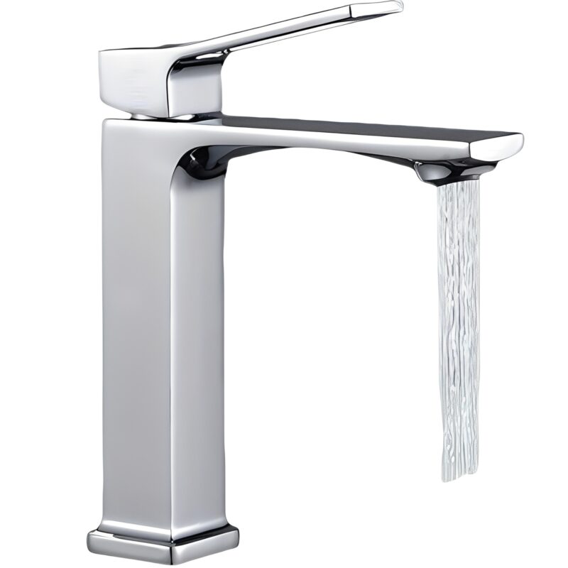 YOROOW Zinc-Alloy Chrome Polished Single Handle Deck Mount Modern Thermostatic Single Hole Bathroom Sink Faucet Basin Taps