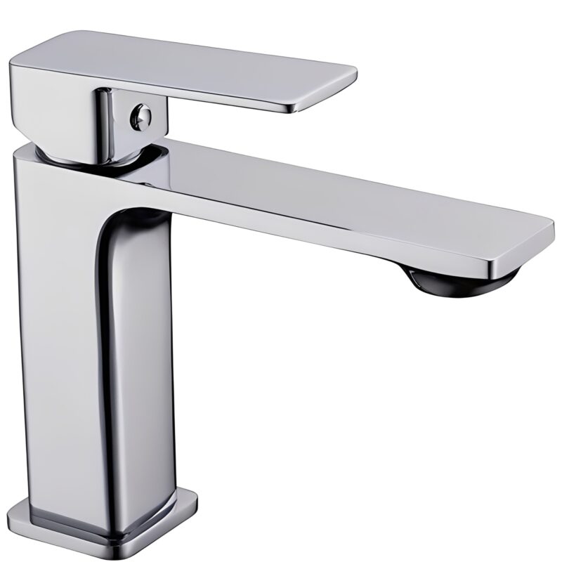 Modern Zinc Bathroom Basin Faucet Thermostatic Function Single Hole Installation Ceramic Valve Core for Hotels Living Rooms Bedrooms