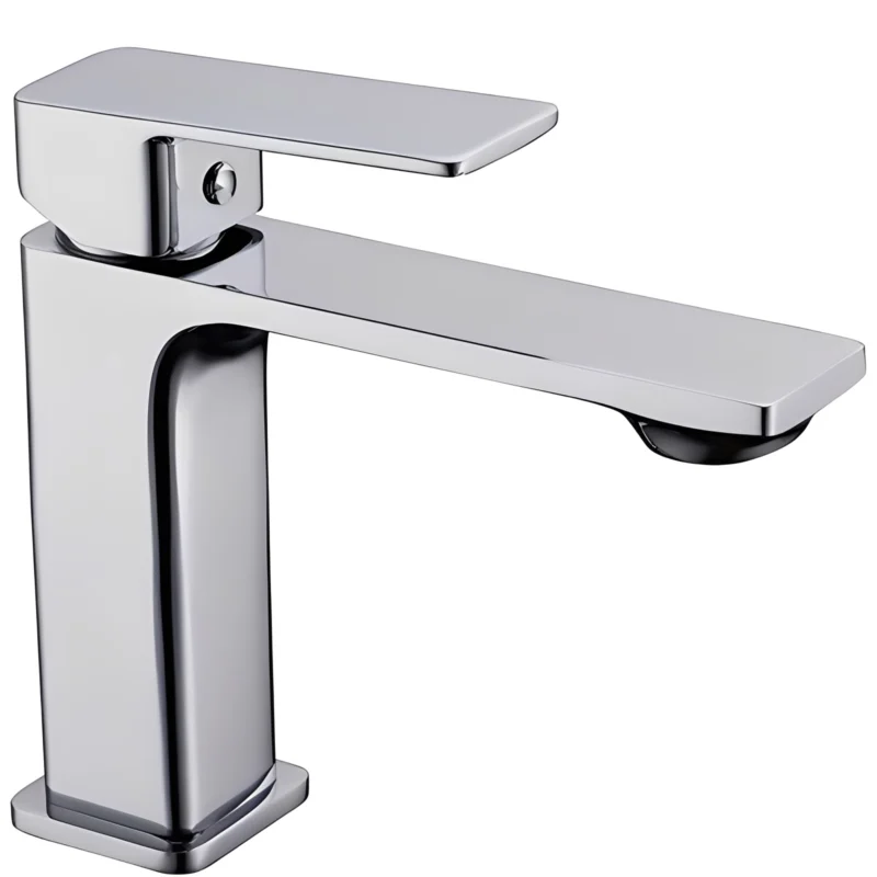 Modern Zinc Bathroom Basin Faucet Thermostatic Function Single Hole Installation Ceramic Valve Core for Hotels Living Rooms Bedrooms