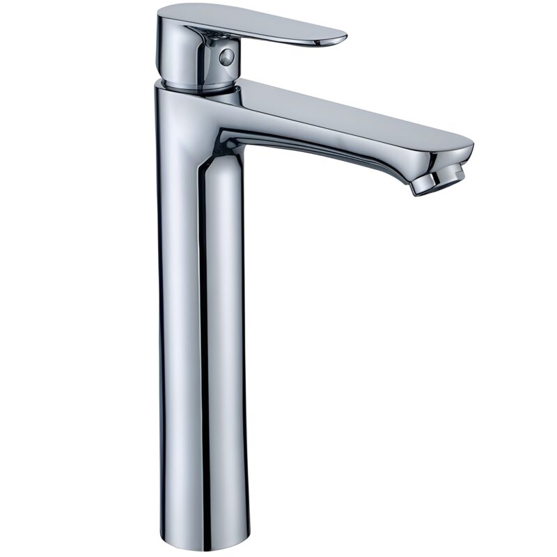 Vintage Chrome Zinc Wash Basin Faucet Hot Cold Single Handle Thermostatic Faucet for Modern Hospital & Hotel Bathrooms