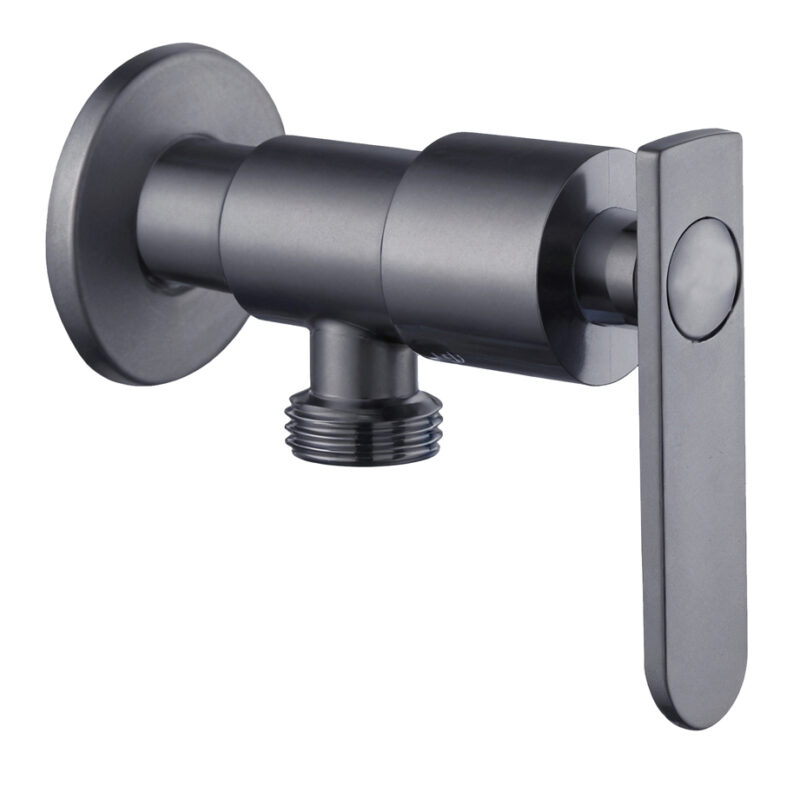 Factory Good Price G1/2 Angle Stop Valve Stainless Steel Washing Machine Bathroom Faucet Accessory for Apartments & Hotels